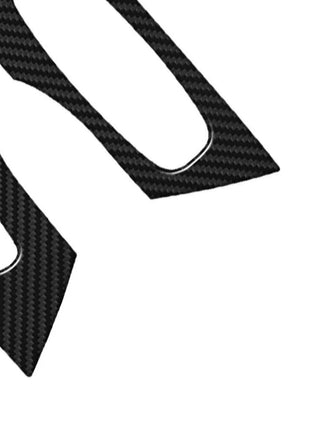 2x Carbon Fiber Front Door Window Lift Cover Trim For Nissan Altima 2013-2015