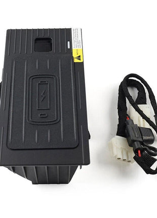For Bmw 7 Series F01 F02 2016-2019 Black Wireless Charger Pad Panel Phone Holder