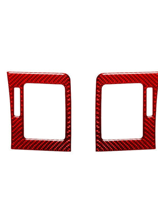 Red Carbon Fiber Side Air Vent Outlet Cover Trim For Lexus RX330 RX350 2004-2009