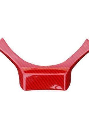 Red Carbon Fiber Steering Wheel Sheet Cover 1pc For Lexus NX 300h 200t 2015-2021