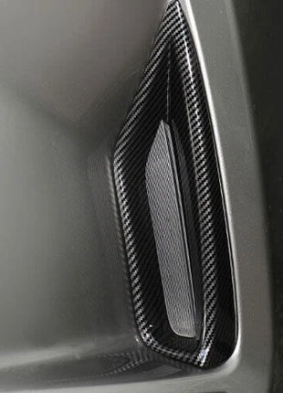 2P Carbon Fiber Style Front Fog Light Lamp Cover Trim For Lexus RX350 450h 20-22