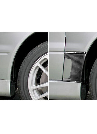 Carbon Fiber Side Fender Vent Cover For Mitsubishi Lancer Evolution EVO 7/8/9th
