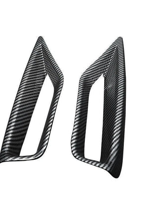 2P Carbon Fiber Style Front Fog Light Lamp Cover Trim For Lexus RX350 450h 20-22