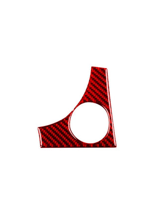 Red Carbon Fiber Ignition Switch Frame Trim Cover For Nissan Rogue 2014-2016