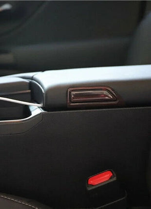 Central Console Storage Box Cover Trim For Lexus ES250 300h 350 19-2023 Red Wood