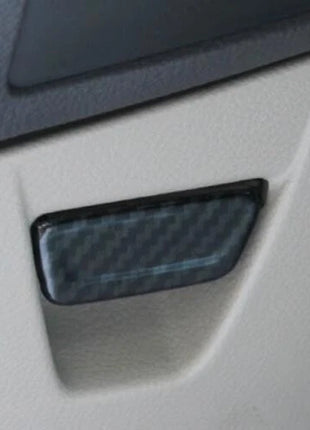 Interior Storage Box Handle For Ford Focus 2012-2018 Carbon Fiber Cover Trim 2PC