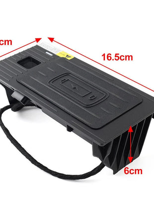 For Bmw 7 Series F01 F02 2016-2019 Black Wireless Charger Pad Panel Phone Holder