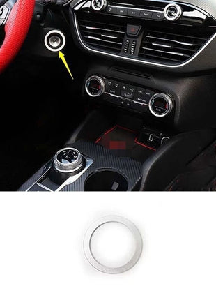 Cover Trim For Ford Focus ST RS 19-20 Start Button Ignition Switch Alloy Silver