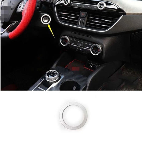 Cover Trim For Ford Focus ST RS 19-20 Start Button Ignition Switch Alloy Silver