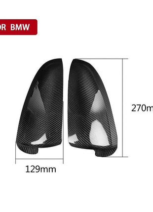 3K Real Carbon Fiber Rearview Side Mirror Cover For BMW M5 F10 12-17
