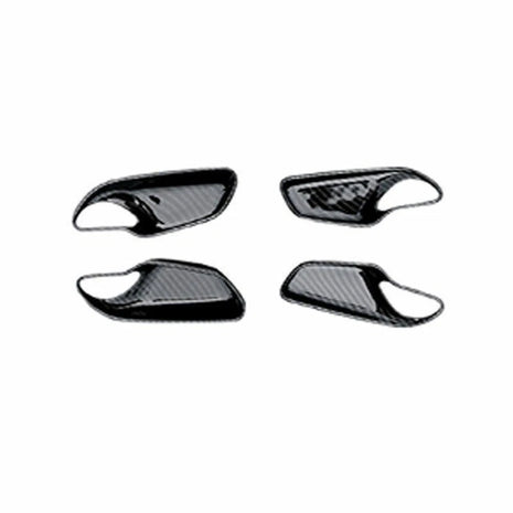 Interior Door Handle Bowl Cover Trim For Lexus UX200 250h 2019-2023 Carbon Fiber