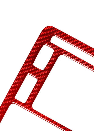Red Carbon Fiber Overhead Console Frame Cover Trim For LEXUS RX330 350 2004-2009