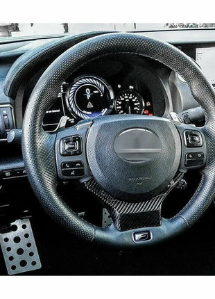 Carbon Fiber Steering Wheel Lower Cover Trim Fits15-2020 LEXUS RC350 200T RC F