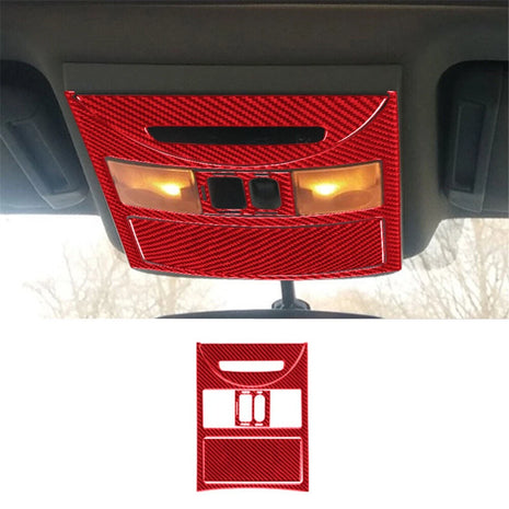 For Nissan Quest 2004-2006 Red Car Ceiling Light Trim Cover Type A Carbon Fiber