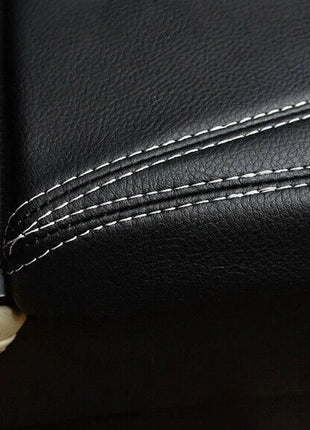 Central Console Storage Box Cover For Lexus NX200t 300h 2015-2021 Black Leather
