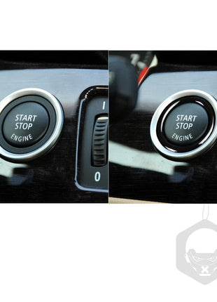 Black Engine Start Stop Button Cover For Bmw 3 Series E90 E92 E93 Z4 E89 2009-12
