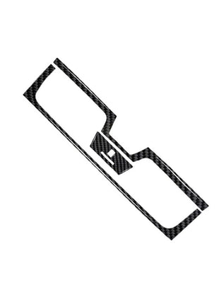 Carbon Fiber Front Warning Light Frame Cover Trim For Nissan Altima 2013-2015
