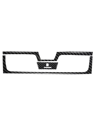Carbon Fiber Front Warning Light Frame Cover Trim For Nissan Altima 2013-2015