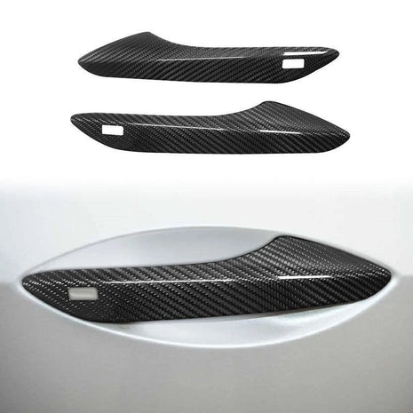 Dry Carbon Fiber Exterior Door Handle Cover Trim for Lexus RC 300 350 RC F 15-22