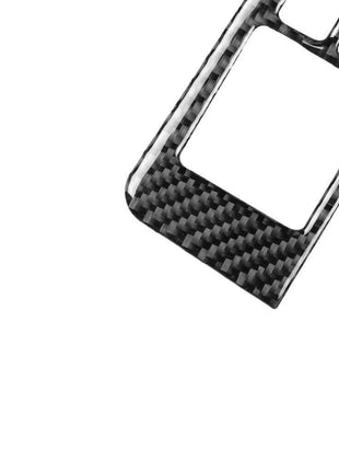 2pcs Carbon Fiber Window Switch Panel Cover Trim For Nissan Gt-r R35 2008-2016