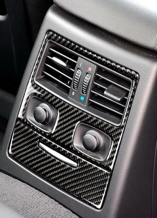 2闂佽壈鎻幏绋rbon Fiber Rear Air Vent Outlet Panel Trim For Bmw 3 Series E90 E92 2005-12