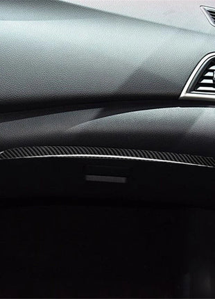 Carbon Fiber Passenger Dashboard Panel Cover Trim For Nissan Sentra 2013-2019