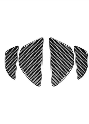 Carbon Fiber Interior Door Dowl's Decorative Cover Trim For Volvo V60 2010-2017