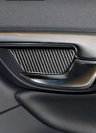 Carbon Fiber Interior Door Dowl's Decorative Cover Trim For Volvo V60 2010-2017
