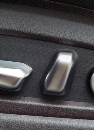 For Lexus NX250 350 2022-23 ABS Mate Silver Seat Adjust Handle Button Cover Trim