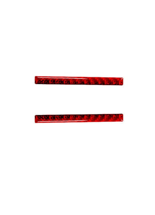 Red Carbon Fiber Display Frame Side Trim For Lexus RC300 350 200T 2015-2020