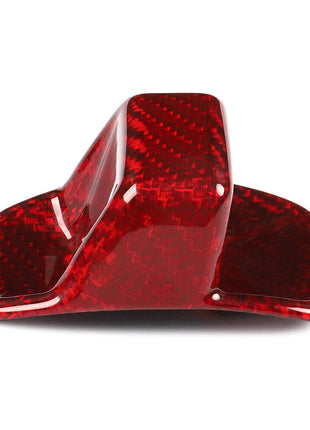 For AUDI A3 S3 RS3 2022-2024 Red Real Carbon Fiber Gear Lever Shift Knob Cover
