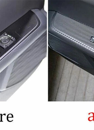 Window Lock Lift Panel Sticker Trim For Lexus UX200 250h 2019-2023 Carbon Fiber