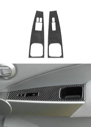 2Pcs Front Window Switch Button Trim Cover For Nissan Quest 2004-2006 Type A