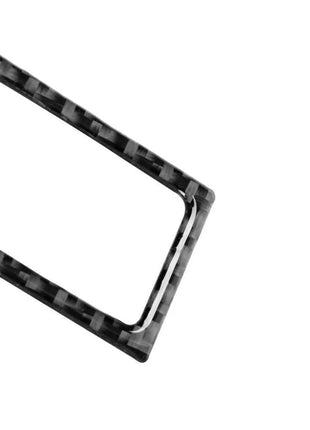 Carbon Fiber Interior Door Lock Frame Cover Trim For Nissan Gt-r R35 2008-2020