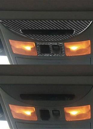 Reading Light Control Panel Trim Cover Carbon Fiber For Nissan Quest 2004-2006