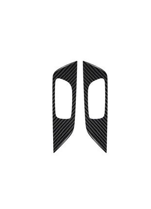2X Carbon Fiber Rear Door Handle Panel Cover Trim For Nissan Altima 2013-2015