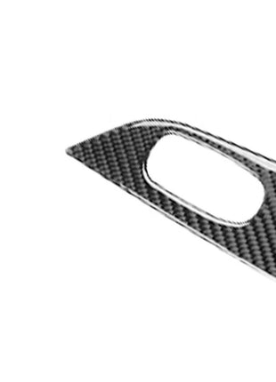 4X Carbon Fiber Door Window Control Panel Cover Trim For Nissan Rogue 2014-2016