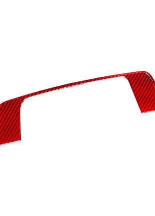Red Carbon Fiber LCD Screen Above Frame Cover Trim For Nissan Altima 2019-2022