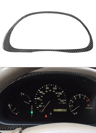 Carbon Fiber Interior Speedometer Cover Trim For Lexus RX300 1998-2003 Type A