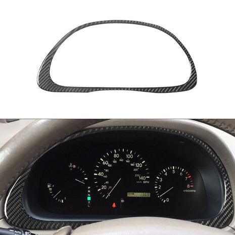 Carbon Fiber Interior Speedometer Cover Trim For Lexus RX300 1998-2003 Type A