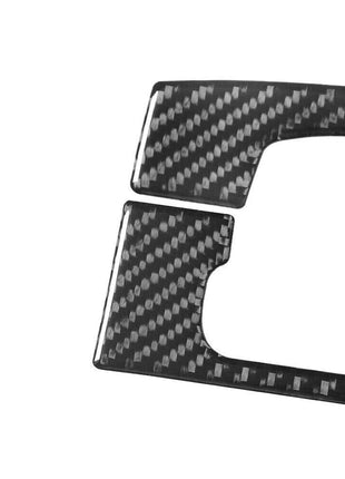 2Pcs Carbon Fiber Interior Ashtray Cover Trim Sticker For Lexus RX300 1998-2003