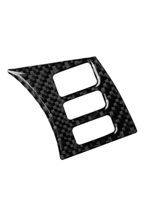 2pcs Carbon Fiber Steering Wheel Frame Trim Cover Decor For Nissan 350z 2006-09