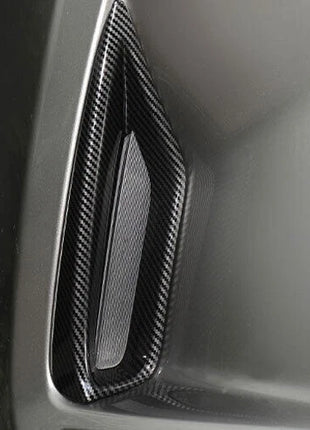 2P Carbon Fiber Style Front Fog Light Lamp Cover Trim For Lexus RX350 450h 20-22