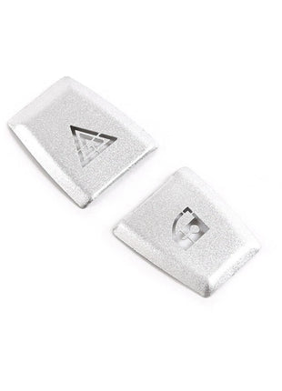Alloy Control Warning Light Switch Locking Button Cover For Bmw X3 E83 2006-2010
