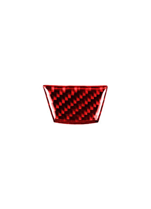 For Bmw 3 Series E90 E92 2005-12 Red Carbon Fiber Interior Steering Wheel Cover