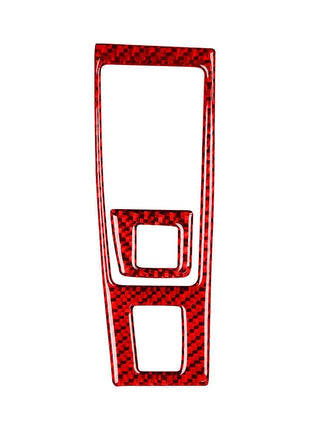 Red Carbon Fiber Gear Shift Panel Cover Trim Sticker For Lexus CT200h 2011-2017