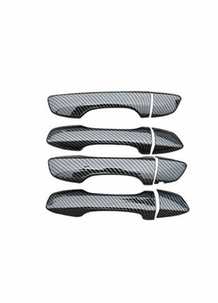 For Volkswagen Jetta Mk7 19-21 Carbon Fiber Style Exterior Side Door Handle Trim