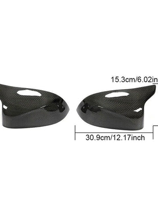 For BMW F95 F96 F97 F98 X3M X4M X5M Carbon Fiber Side Mirror Cover Caps Replace