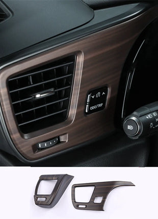 For Lexus NX250 350 2022-23 Peach Wood Console L&R Air Vent Outlet Cover Trim 2P