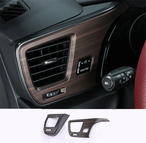 For Lexus NX250 350 2022-23 Peach Wood Console L&R Air Vent Outlet Cover Trim 2P